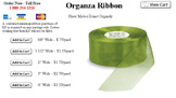 Midori organza ribbon