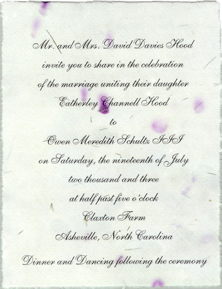 handmade wedding invitation ideas