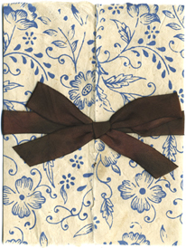 6x9 Bifold Wrap With Hanah Silk French Roast