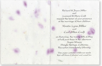4.5"x6" Invitation(6"x9" Open)
