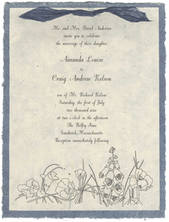 Seeded Spruce All Wildflower Design Invitation