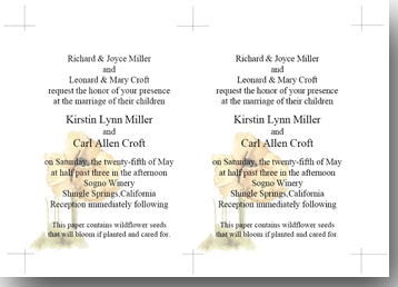 Poppy Flower Invitation Templates
