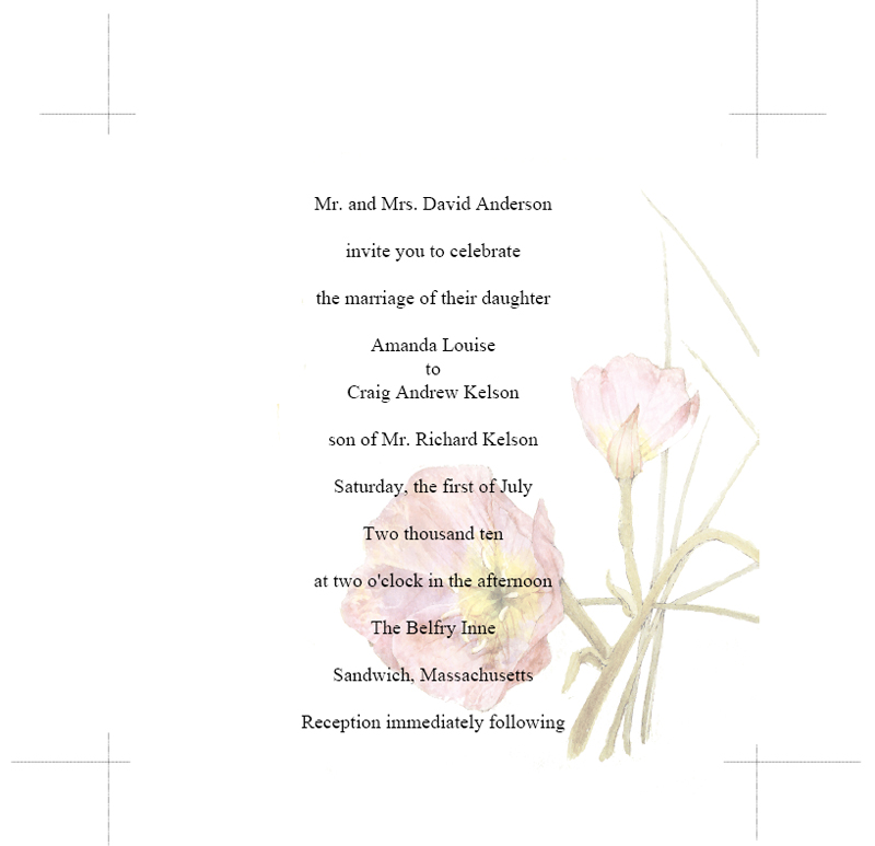 5.5" x 5.5" Invitation Template