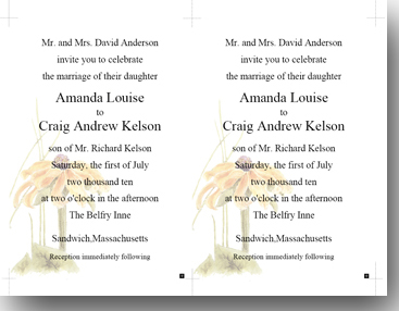 4.75" x 6.75" Invitation Template